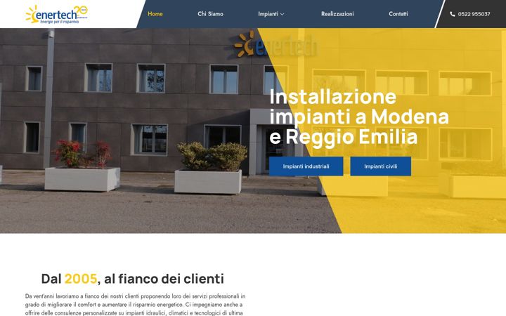 Screenshot di enertechsrl.net