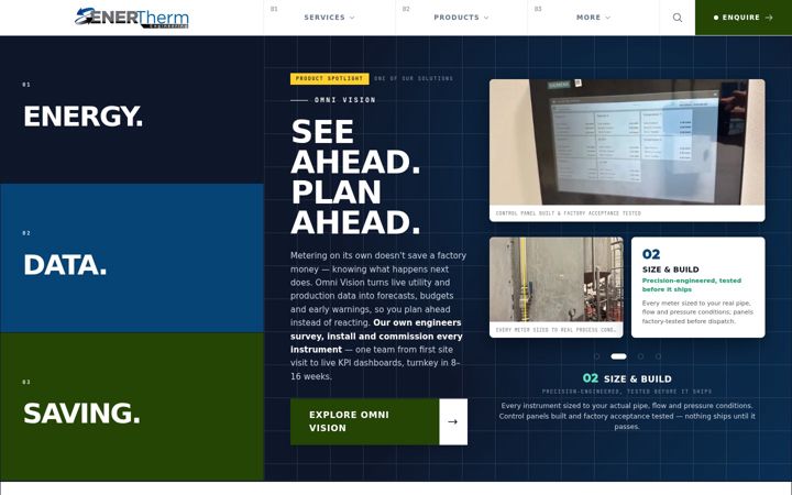 Screenshot of enertherm-engineering.com