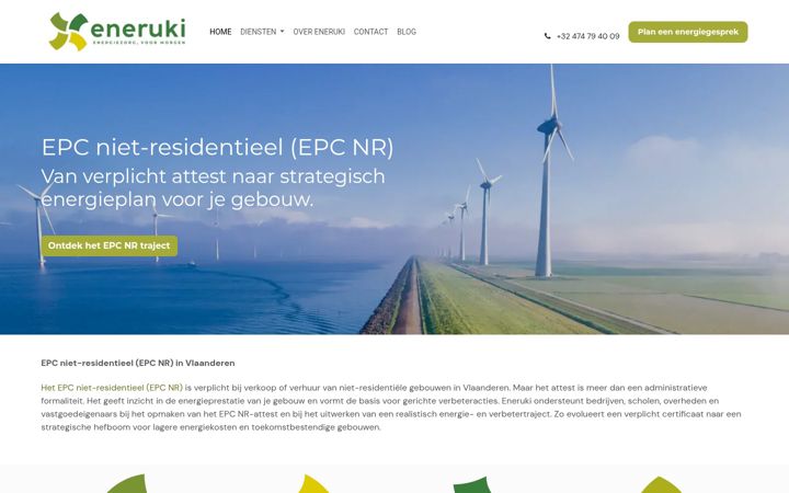 Screenshot ta' eneruki.be