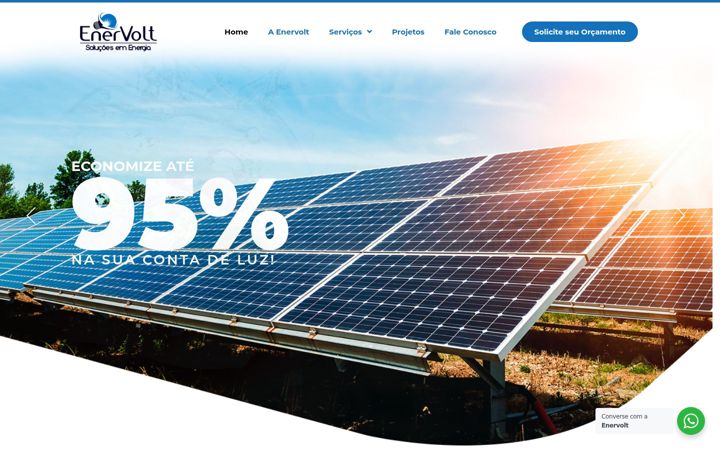 Screenshot von enervoltsolucoes.com.br