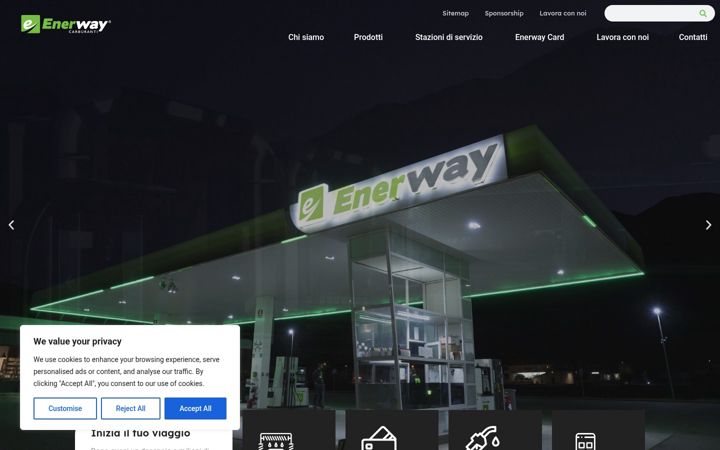 Captura de pantalla de enerway.eu