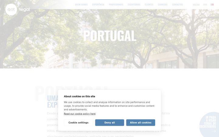 Screenshot of enescabral.com