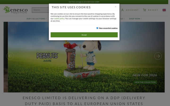 Screenshot του enesco.co.uk