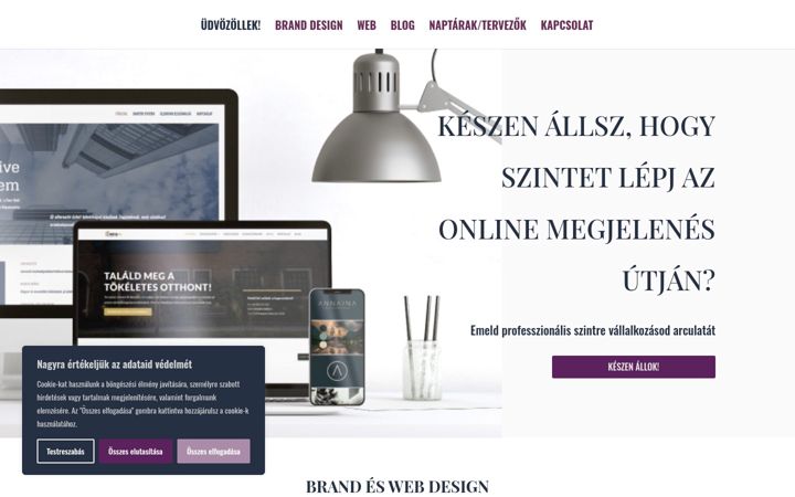 Screenshot of enesztiwebdesign.com