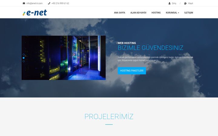 Screenshot of enet-tr.com