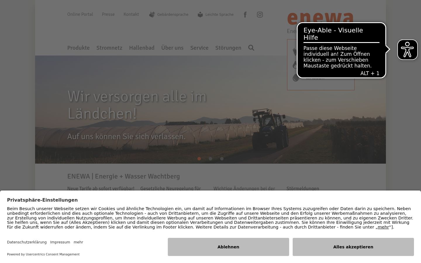 Sutikimo reklamjuostės, rodytos prieš bet kokią sąveiką, ekrano kopija