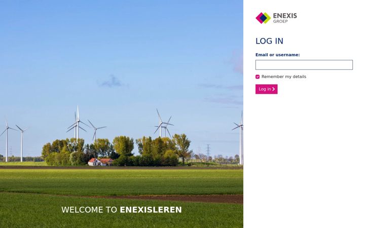 Screenshot του enexisleren.nl