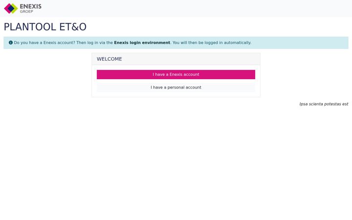 Screenshot του enexisplan.nl