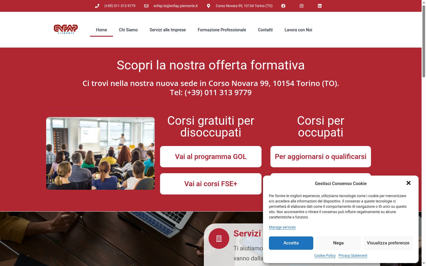 Sutikimo reklamjuostės, rodytos prieš bet kokią sąveiką, ekrano kopija