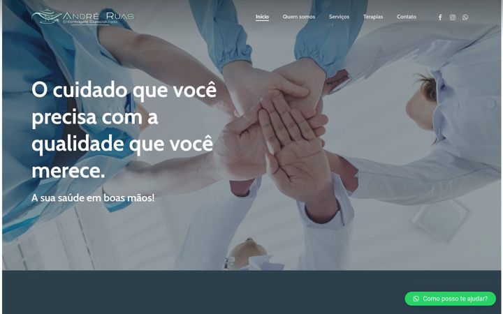 Screenshot von enfermagemespecializada.com.br