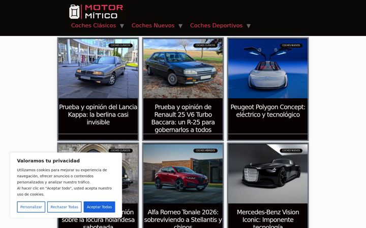 Screenshot of enfermosdelmotor.com