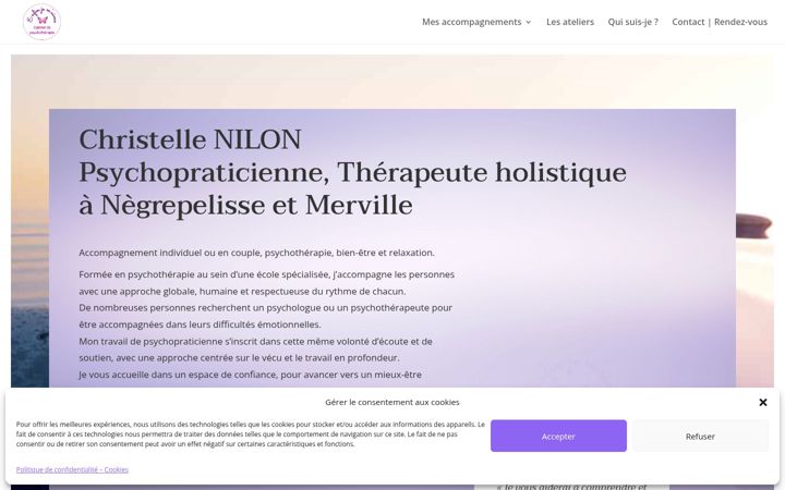 Screenshot of enfinjemaime.fr
