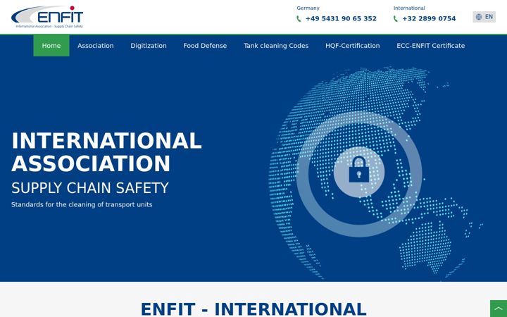 Screenshot von enfit.eu