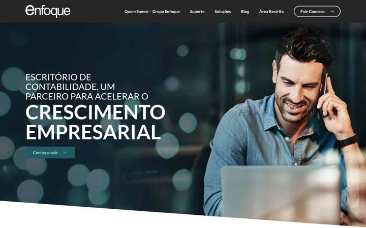 Screenshot of enfoquecontabil.com
