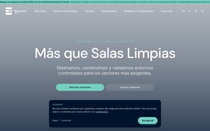 Screenshot of enforcedgroup.com