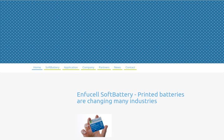 Screenshot of enfucell.com