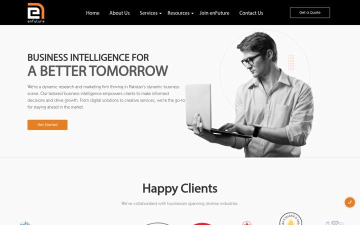 Screenshot di enfuture.net