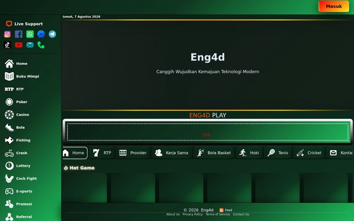 Screenshot of eng4d.org