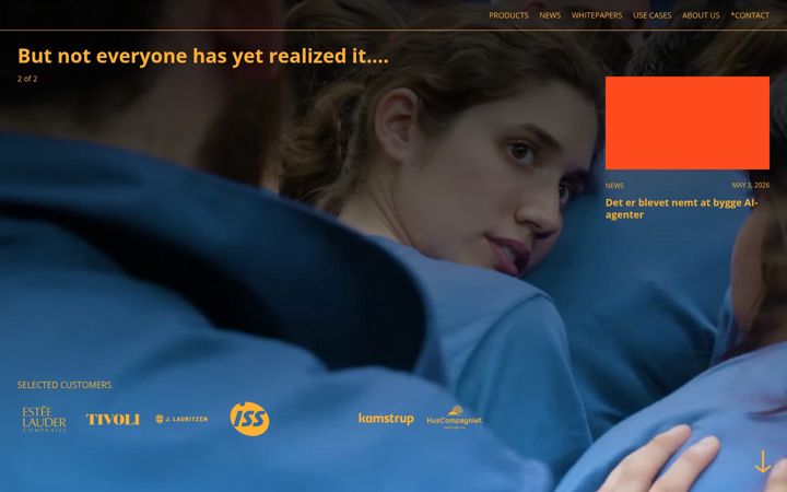 Screenshot of engage.as