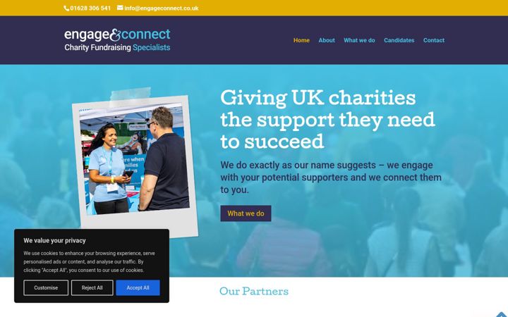 Screenshot of engageconnect.co.uk