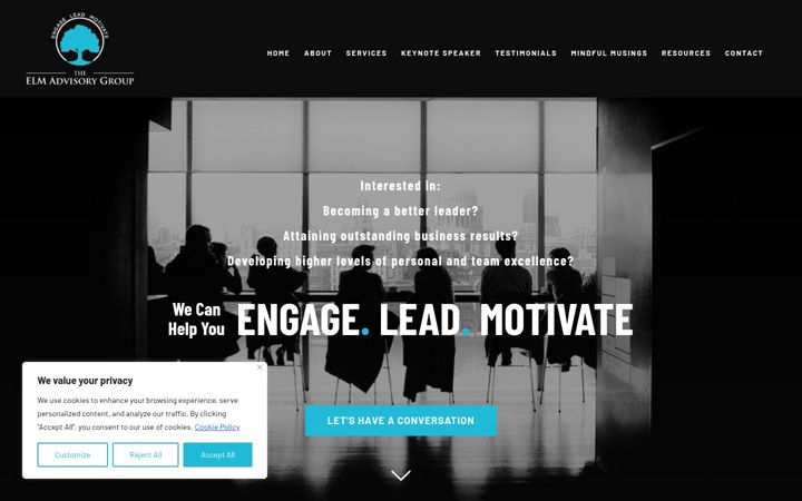 Screenshot of engageleadmotivate.com