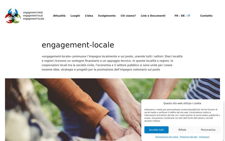 Ekrānuzņēmums no engagement-locale.ch