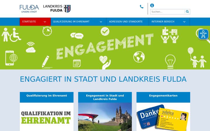 Screenshot of engagiert-fulda.de