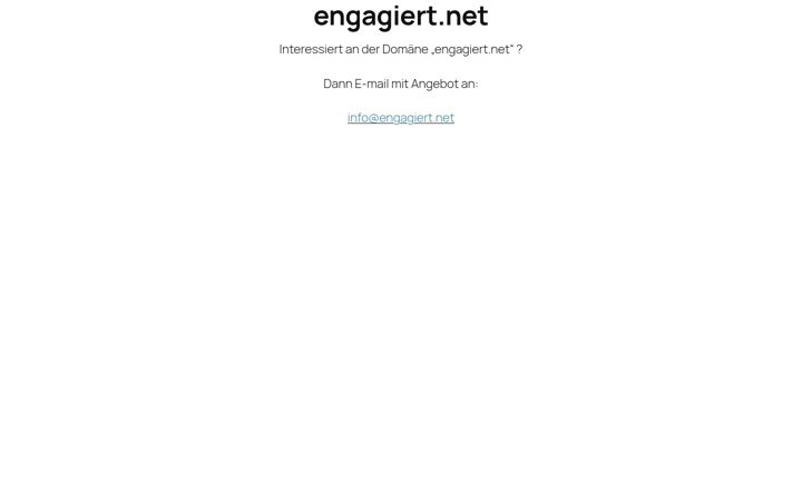 Screenshot di engagiert.net