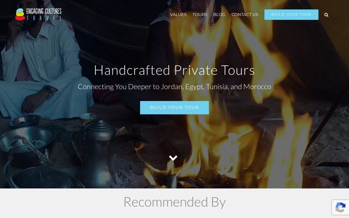 Screenshot of engagingcultures.com