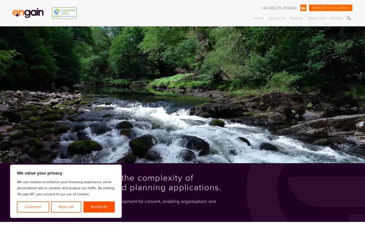 Screenshot of engain.com