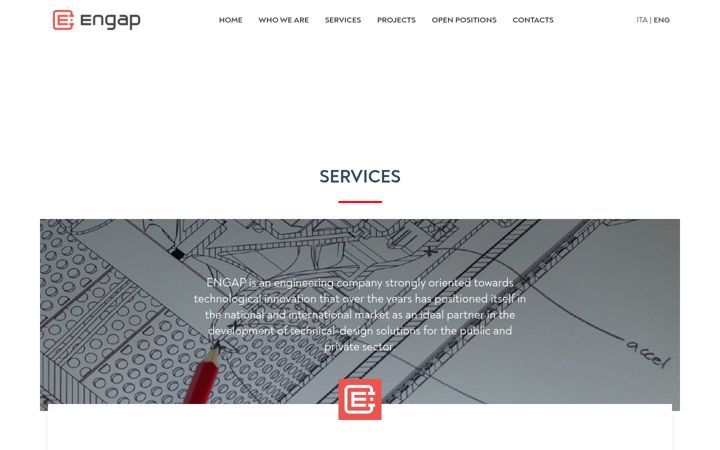 Screenshot of engapsrl.com