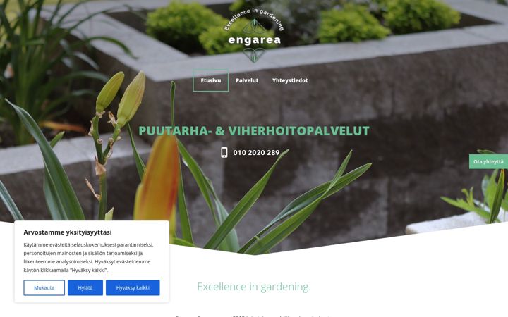 Screenshot of engarea.fi