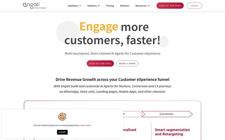 Screenshot of engati.ai