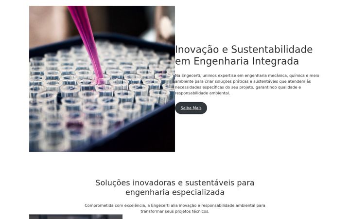 Screenshot von engecerti.com.br