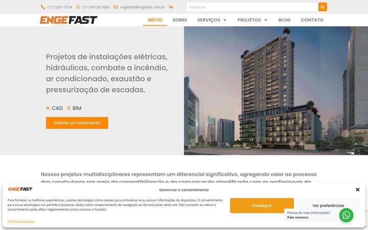 Screenshot of engefast.com.br