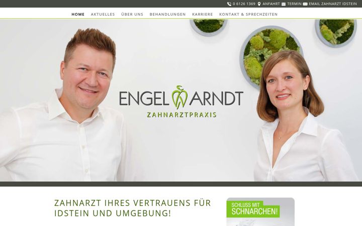 Skærmbillede af engel-arndt.de