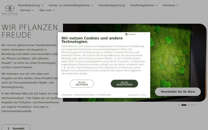 Ekrānuzņēmums no engel-engelke.de