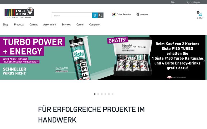 Screenshot of engel-jung.de