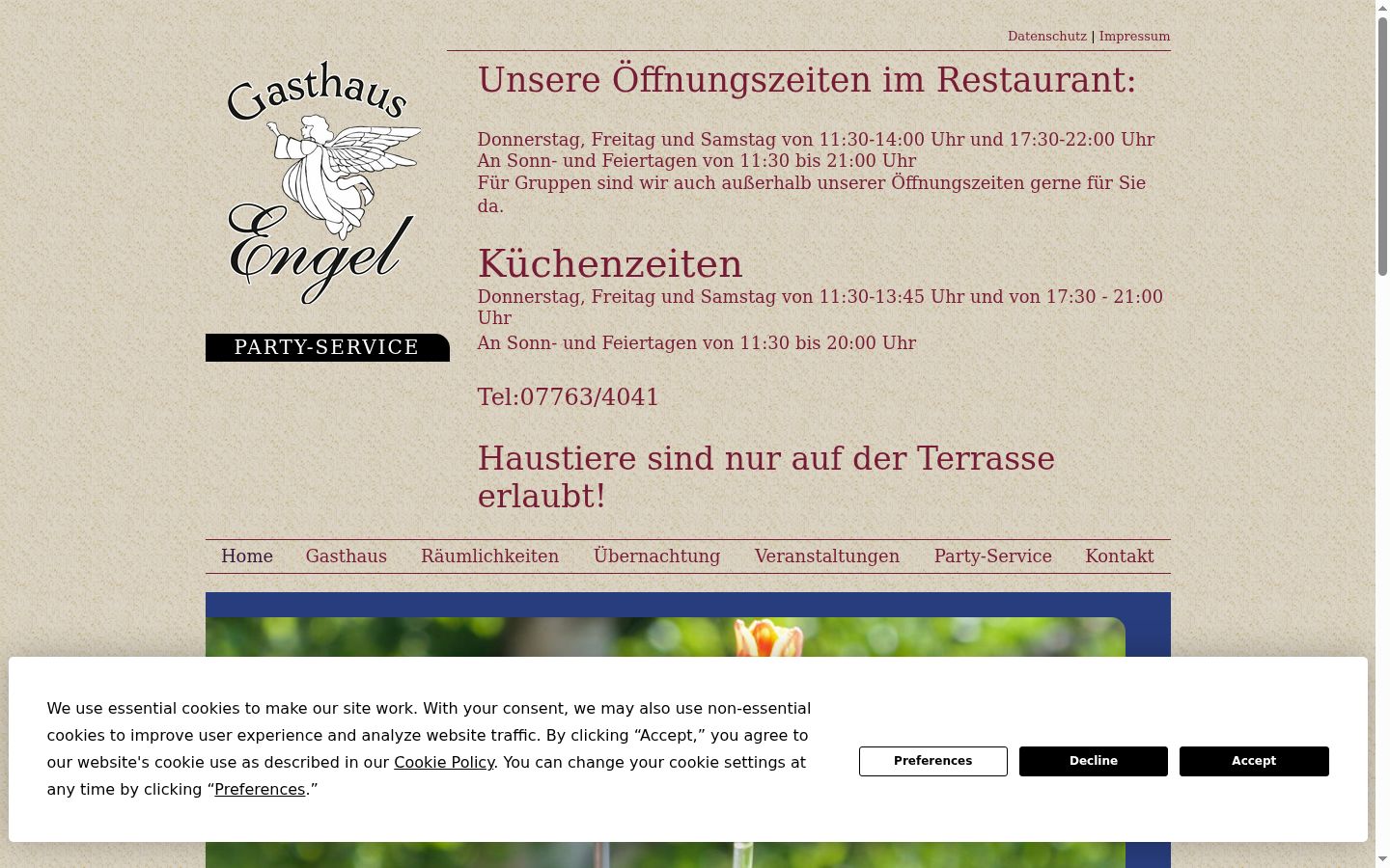 Screenshot tal-banner tal-kunsens muri qabel kwalunkwe interazzjoni