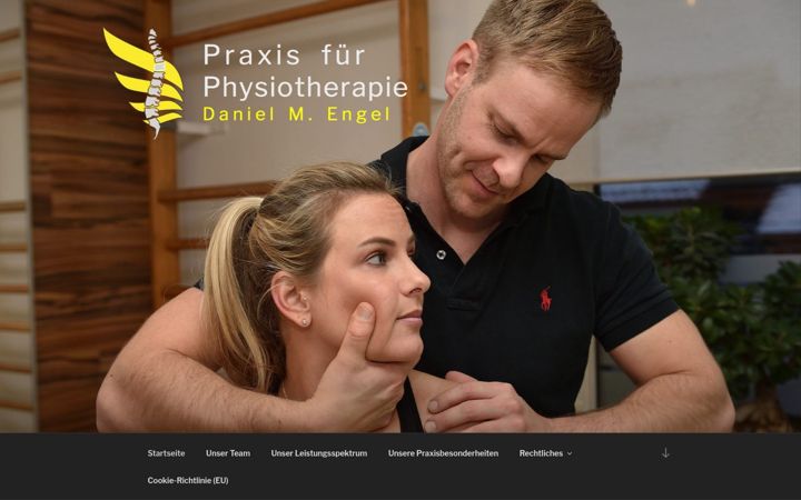 Captură de ecran a engel-physiotherapie.de