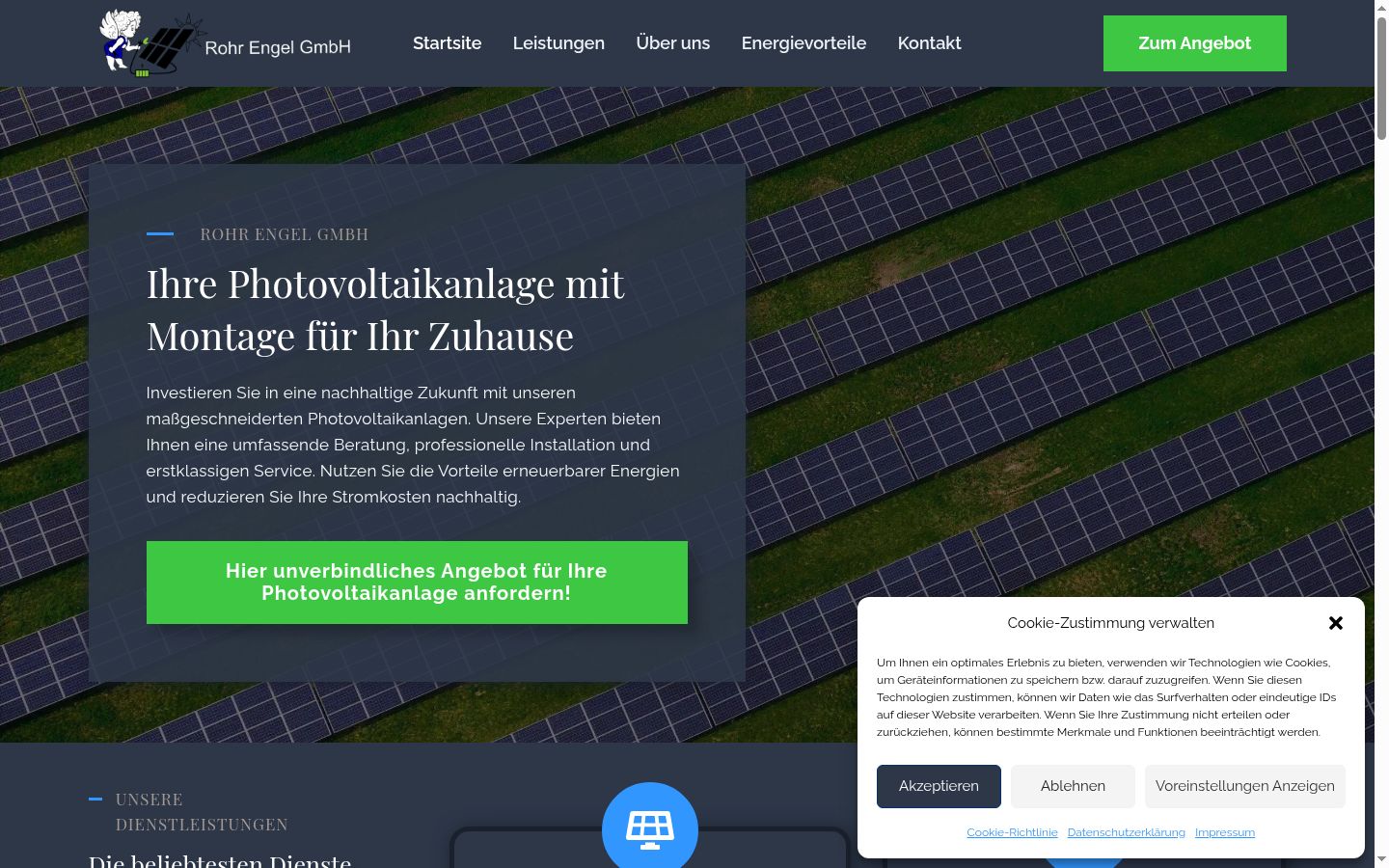 Screenshot tal-banner tal-kunsens muri qabel kwalunkwe interazzjoni