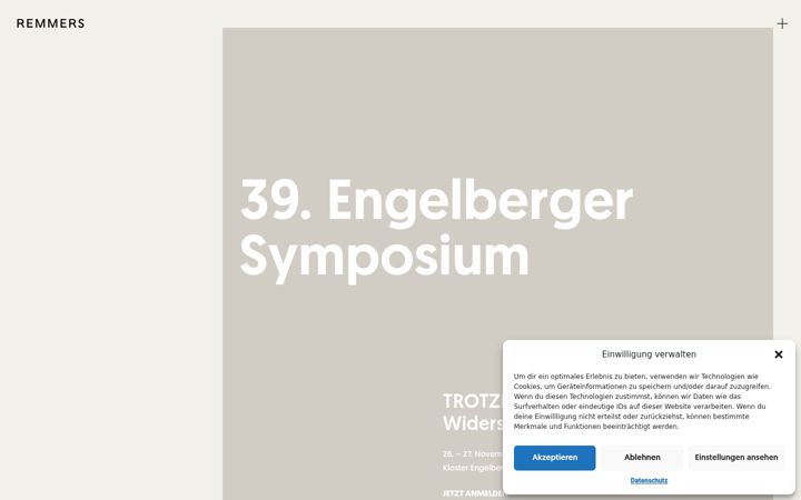 Screenshot of engelberger-symposium.ch