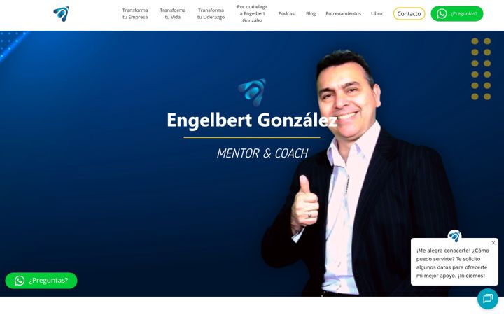 Screenshot of engelbertgonzalez.com