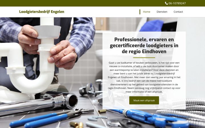 Screenshot of engelenvof.nl