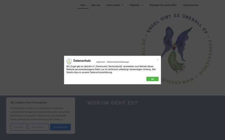 Snimka zaslona za engelgibtesueberall.de