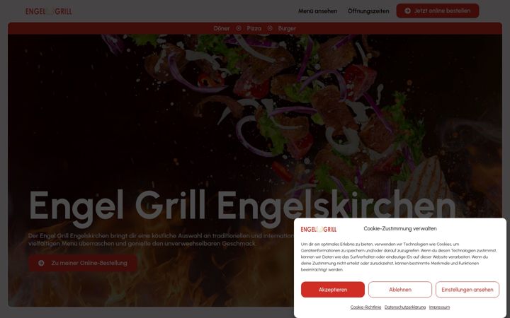Screenshot of engelgrill.de