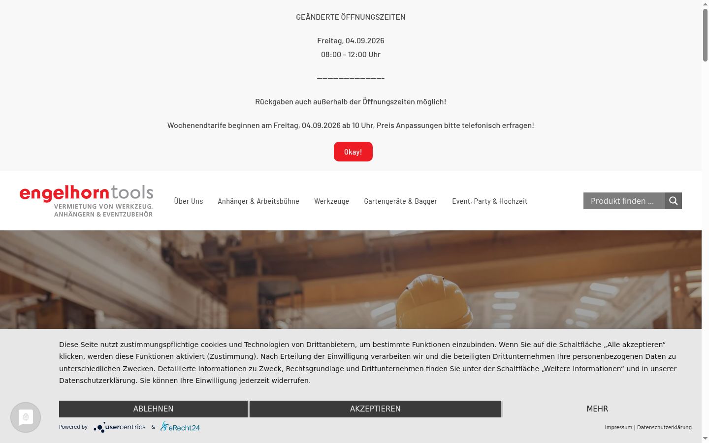 Screenshot tal-banner tal-kunsens muri qabel kwalunkwe interazzjoni