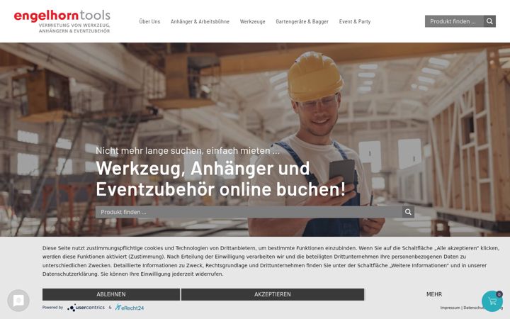 Screenshot of engelhorn-tools.de