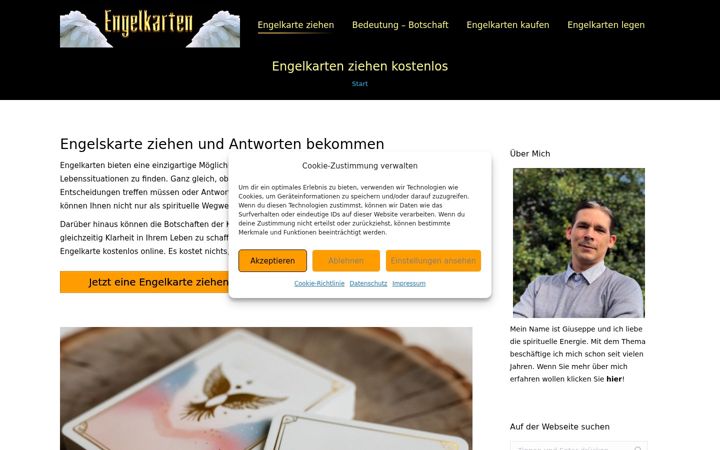 Ekrano kopija engelkarten.org