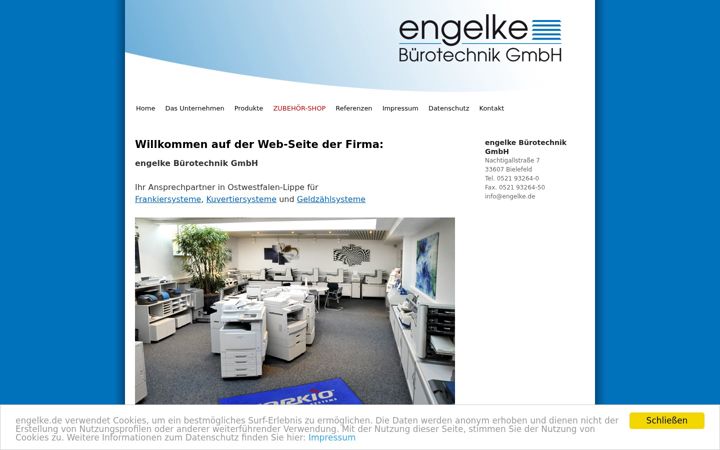 Screenshot of engelke.de